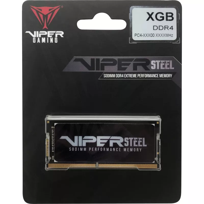 SO-DIMM 32 GB DDR4-2400, pamäť sivá, PVS432G240C5S, Viper Steel, INTEL XMP