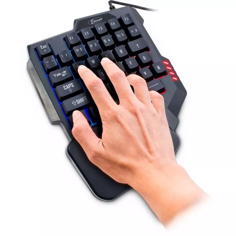 Inter-Tech KB-3035 RGB herný keypad, 35 klávesov, USB, čierny