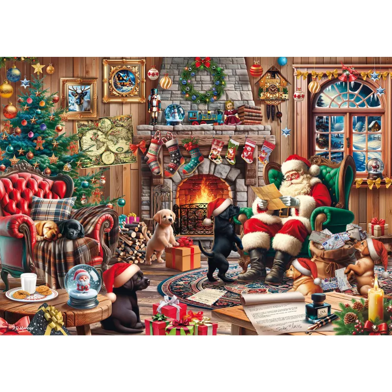 Schmidt Spiele 58872 Puzzle – 1000 dielov, vianočná scéna, od 12 rokov