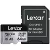 MicroSD karta Lexar 64 GB UHS-I trieda 3 SILVER PLUS