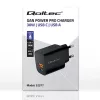 Napájací zdroj QOLTEC 52377 GaN 30W výstup 5–20V pre prenosné zariadenia