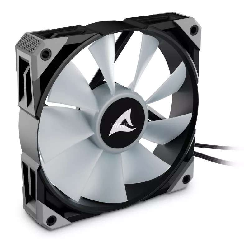 SHARKOON F50 120mm ARGB skriňový ventilátor - čierny
