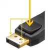 DisplayPort kábel Goobay 74755 1 m čierny