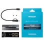 Externé puzdro na SSD NVMe M.2 PCIe PATRIOT PV810UPNGM – USB-C 3.2 Gen 2, podporuje 2230/2242/2260/2280, až 8 TB, hliník, sivé