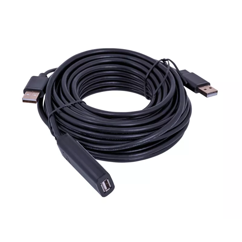 UNITEK Y-278 USB kábel USB 2.0 10 m 2 x USB A USB A čierny