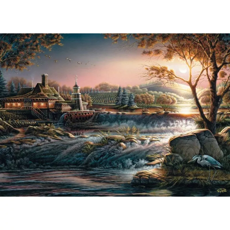 Terry Redlin: Lichter in der Wildnis, Puzzle 1000 dielikov