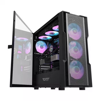 Počítačová skriňa Darkflash DK431 Mesh, ATX, čierna