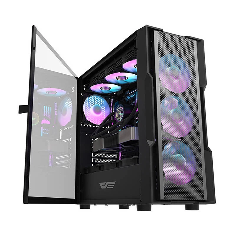 Počítačová skriňa Darkflash DK431 Mesh, ATX, čierna