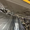 Dvere proti prachu pri rekonštrukcii, prachová clona 220X110 dvere