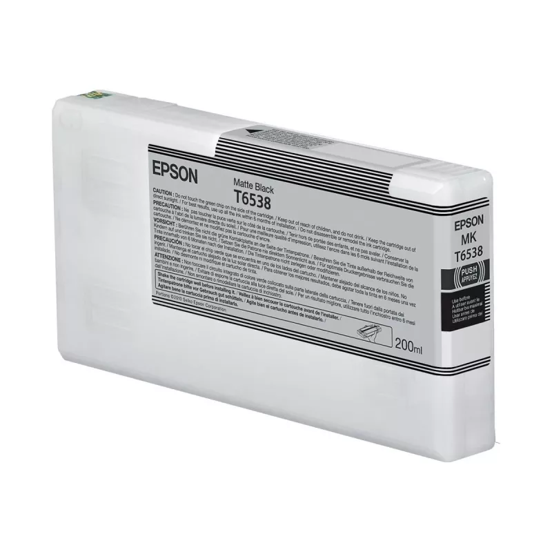 Atramentová kazeta Epson C13T65380N matne čierna 200 ml originálna jednotlivé balenie