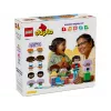 Stavebnica LEGO DUPLO 10423 stavebná sada ľudí, 71 dielov, od 3 rokov, figúrky výška 260 mm