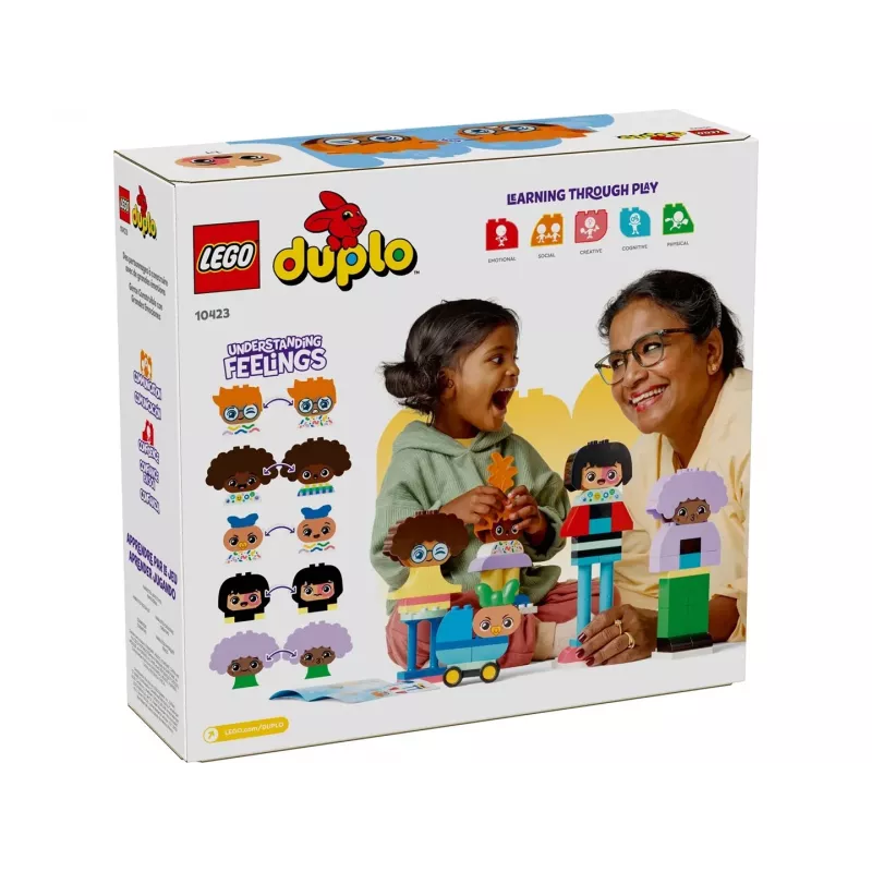 Stavebnica LEGO DUPLO 10423 stavebná sada ľudí, 71 dielov, od 3 rokov, figúrky výška 260 mm