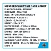 Stavebnica Messerschmitt Me 163B Komet 543 dielov