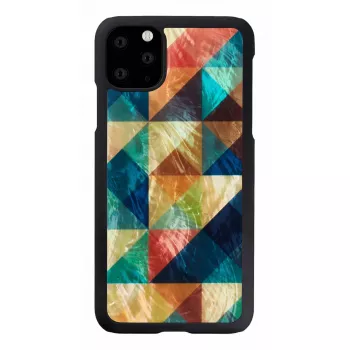 Puzdro na smartfón iKins pre iPhone 11 Pro Max — Mosaic čierne ochranné puzdro