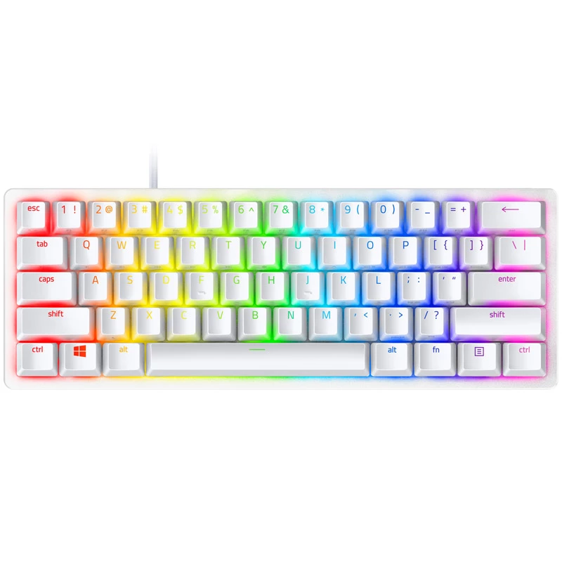 Razer Huntsman Mini klávesnica Gaming USB QWERTY anglická biela