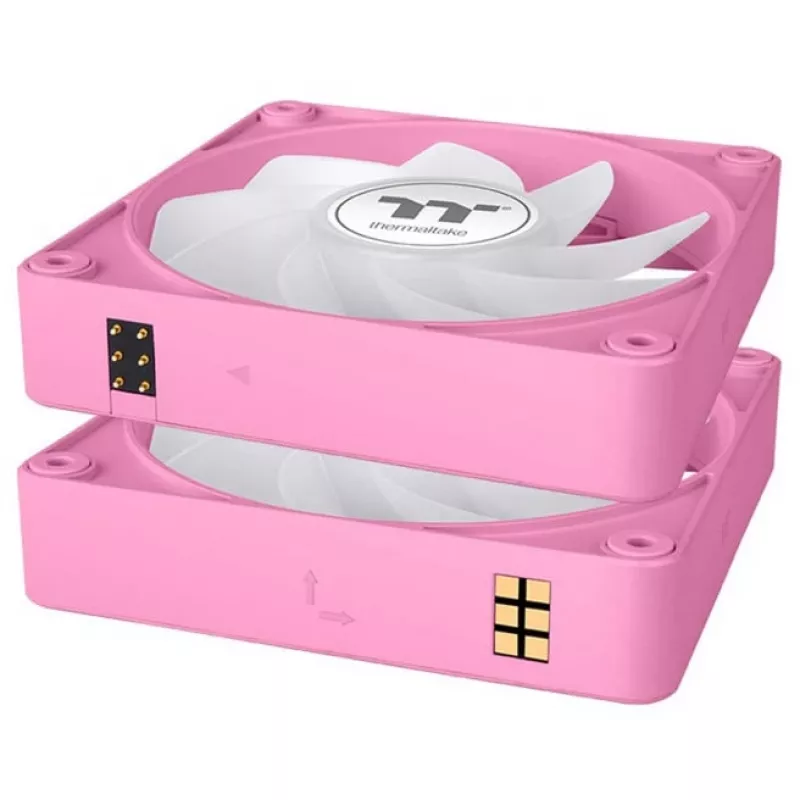 Ventilátor THERMALTAKE CT140 EX Reverse ARGB Sync 140 mm, 500–1800 RPM, ružový, 3 kusy