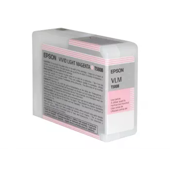 Epson Singlepack Vivid Light Magenta T580B00, Vivid light Magenta, pigmentový atrament, 80 ml, 1 ks