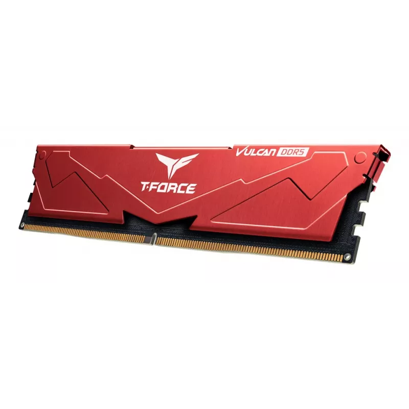 Team Group VULCAN FLRD532G6000HC30DC01, 32 GB, 2 x 16 GB, DDR5, 6000 MHz, 288-pin DIMM, červená