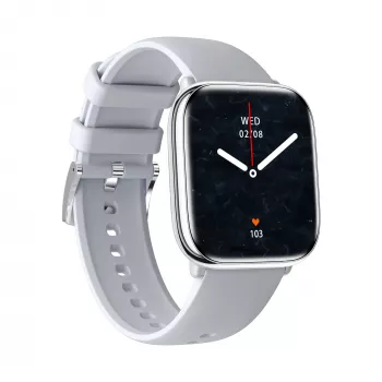 myPhone Watch Pastel 4,45 cm (1,75 palca) AMOLED 40 mm digitálny 390 x 450 pixelov dotykový displej strieborný