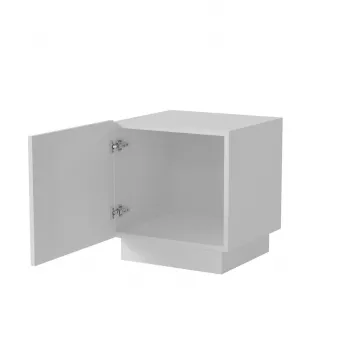 Nočný stolík Cama 2 ks LIVERTI 45x42x47 cm biely MDF/drevotrieska
