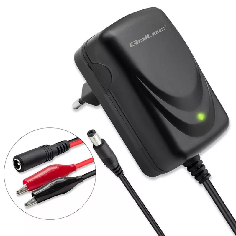 Nabíjačka batérií QOLTEC nabíjačka pre AGM GEL STD 12V 1,5A