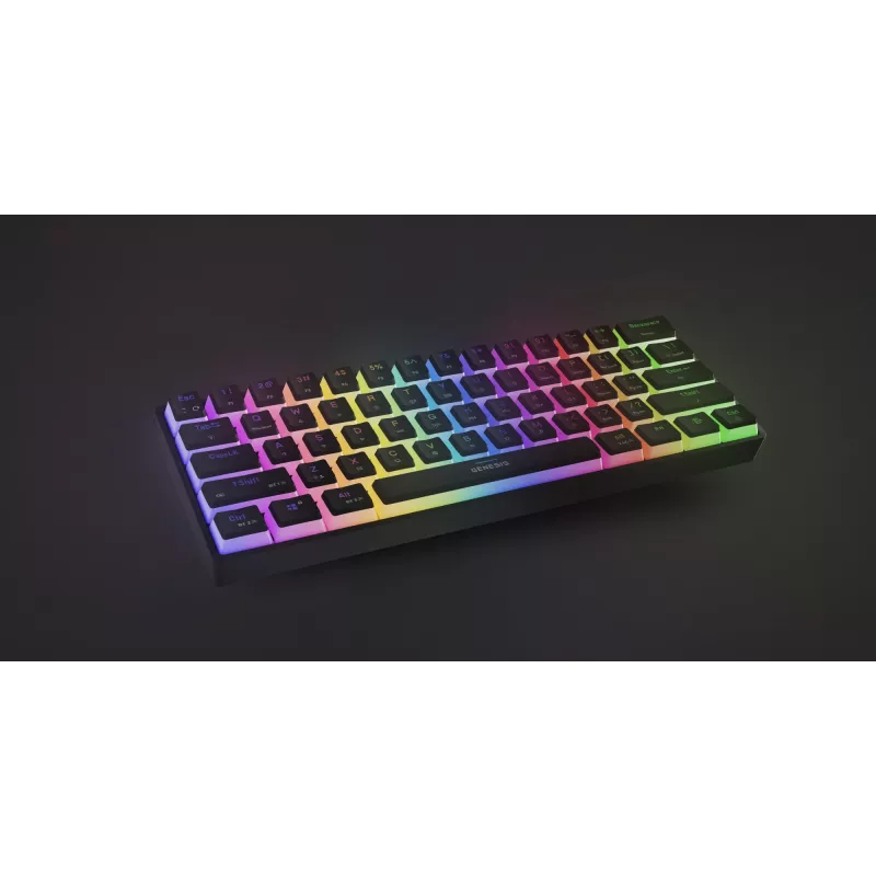 HERNÁ KLAVESNICA GENESIS THOR 660 G2 US BLACK WIRELESS RGB MECHANICAL GATERON BROWN