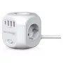 RealPower PowerBox 431 predlžovačka 1,8 m 4 sieťové zásuvky do interiéru biela