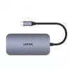 UNITEK D1071A rozhranie Hub USB 3.0 SuperSpeed 5 Gb/s strieborný