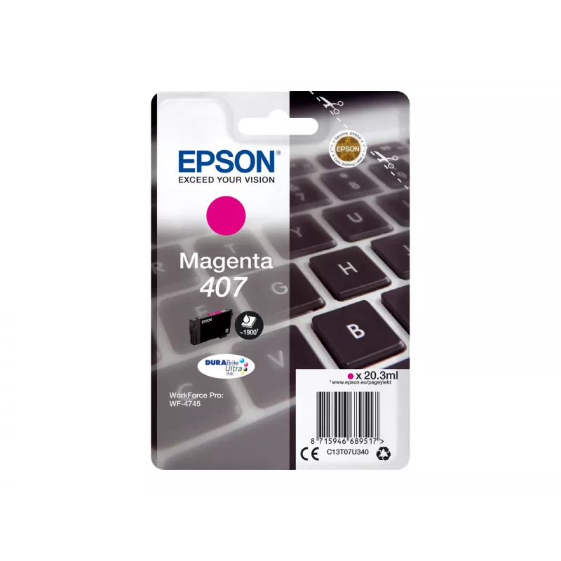 Atramentová kazeta Epson C13T07U340 purpurová High (XL) Yield pre WF-4745 Series