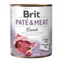 Mokré krmivo pre psy Brit Paté & Meat s jahňacím 800 g – adult kompletné krmivo v konzerve, 11 % bielkovín, 9 % tuku, 75 % vlhkosti