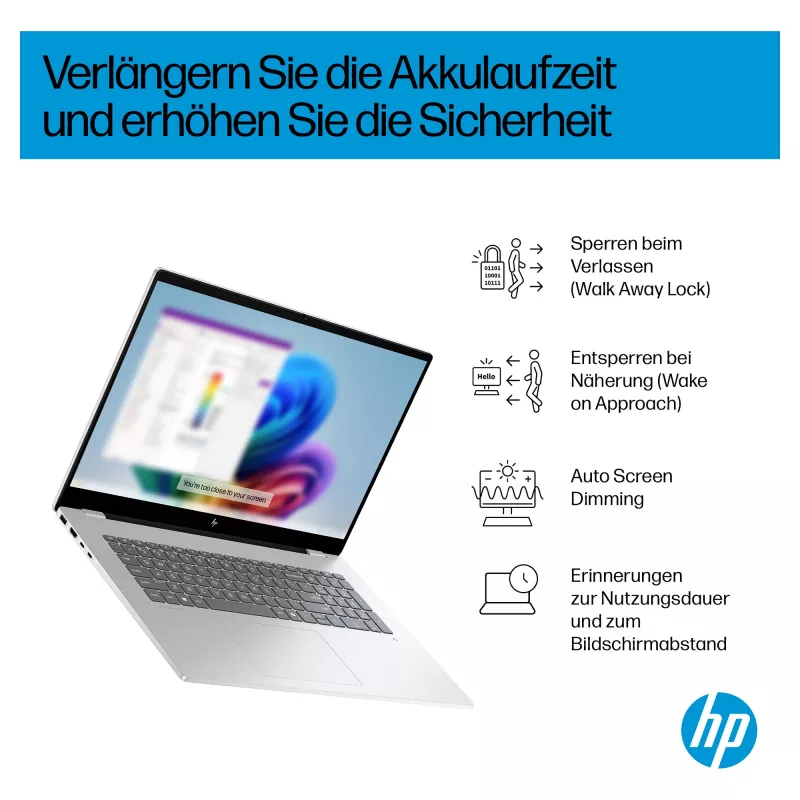 HP OmniBook 7 Next Gen AI Notebook 17-dc0074ng - Intel Core Ultra 7 258V / 2.2 GHz - Win 11 Pro - Intel Arc Graphics 140V - 32 GB RAM - 1 TB SSD NVMe - 43,9 cm (17.3