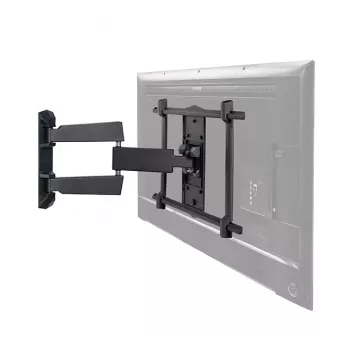 B-Tech ultraplochý dvojramenný nástenný držiak na ploché displeje VESA 600x400 35 kg