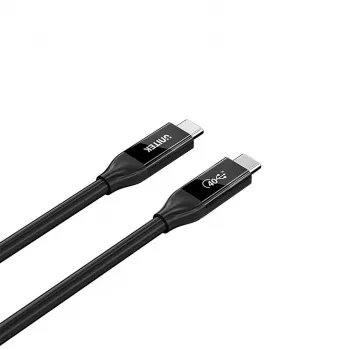 USB-C kábel Unitek C14100ABK01-2M – 2 m, 100 W Power Delivery, 40 Gbit/s dáta