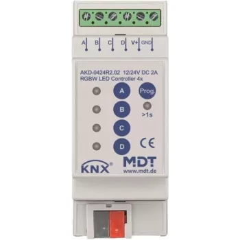 MDT AKD-0424R2.02 LED kontrolér RGBW 4-kanálový (AKD-0424R2.02)