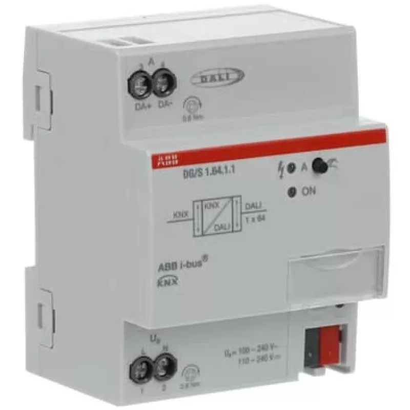 Gateway/Controller ABB 2CDG110198R0011, IP20, 264 V vstup, 70×63,5×90 mm, sivá