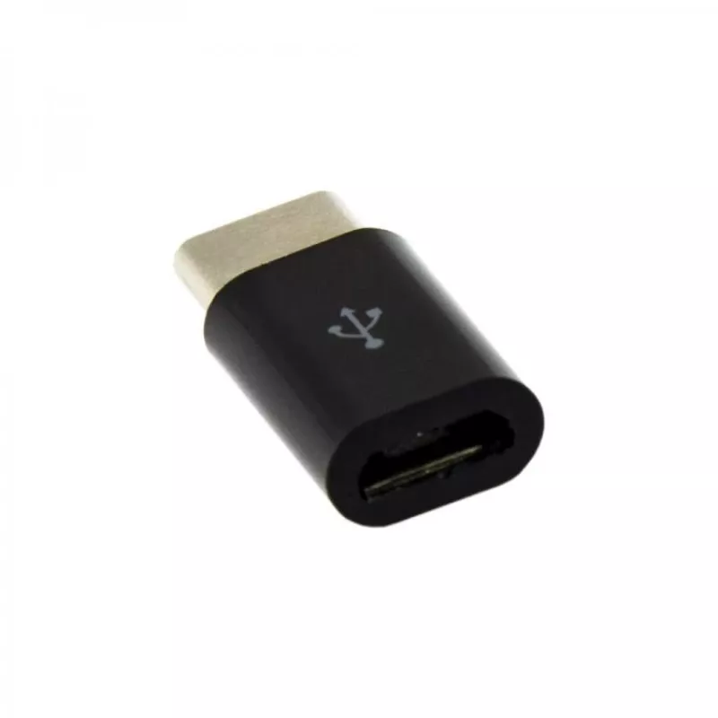 Sbox Micro USB 2.0 F. -> TYPE C M. čierna AD.USB-C B