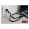 Good Connections Ethernet kábel USB-C RJ45, antracit, 3,0 m