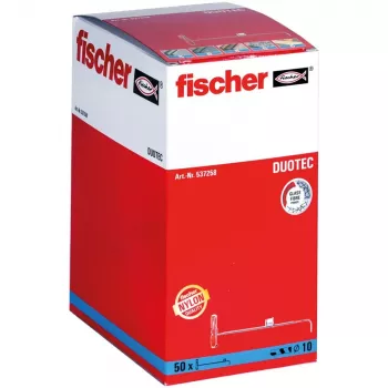 Fischer 537258 skrutkovacia hmoždinka / nástenná hmoždinka 50 ks sada skrutiek a hmoždiniek 50 mm