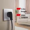 Predlžovacia zásuvka 250VAC/10A 1,5 m MCE509 B