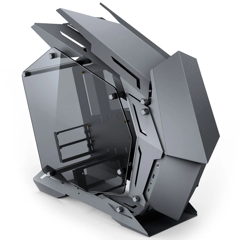 Jonsbo MOD3 Mini Micro-ATX Tower Showcase Tempered Glass - sivá - Tower
