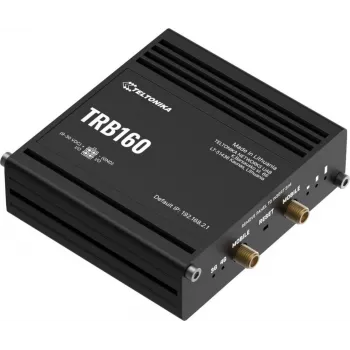 Teltonika priemyselná 4G LTE CAT6 IoT brána, digitálne I/O, USB, podpora RMS LTE brány (TRB160)