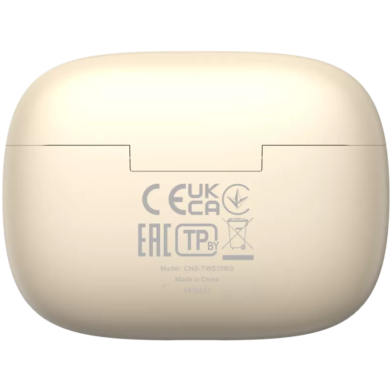 Canyon CNS-TWS10BG slúchadlá a headset True Wireless Stereo (TWS) In-Ear pre hovory/hudbu/šport/každodenné použitie USB Type-C Bluetooth béžová (CNS-TWS10BG)