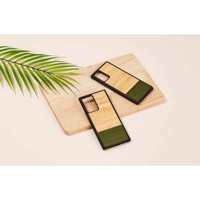 Ochranné puzdro Man and Wood Galaxy Note 20 — bambusový les čierna