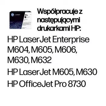 HP 81A originálna tonerová kazeta LaserJet čierna, 10500 strán, čierna, 1 kus