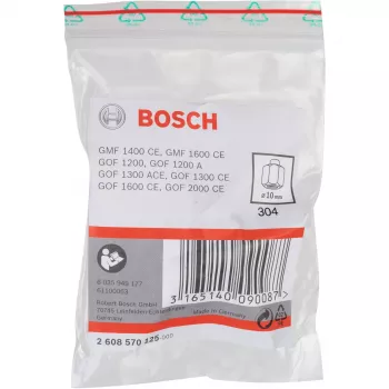Bosch 2 608 570 125 upínacie puzdro, 10 mm, upínacia matica SW 24 mm pre horné frézy GOF/GMF