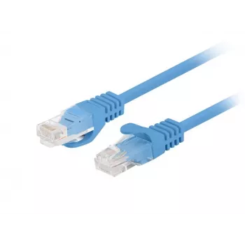 LANBERG sieťový kábel U/UTP Cat5e PCU6-10CC-0200-B, 2 m, modrý, U/UTP, CCA vodič, 26 AWG