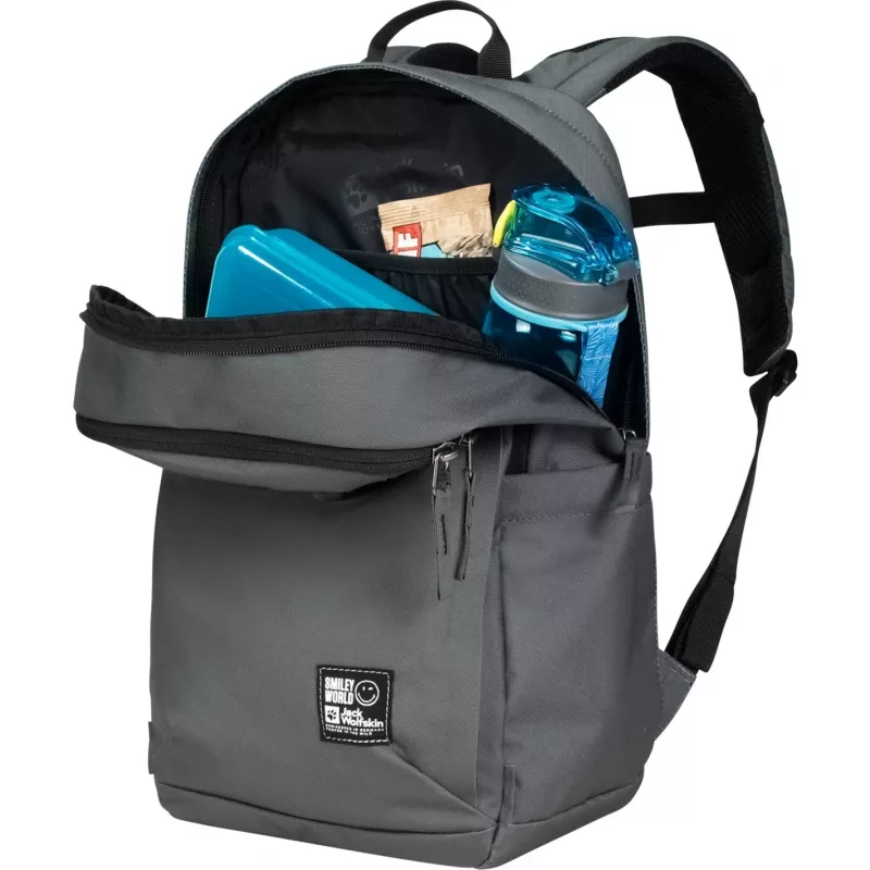 Jack Wolfskin Smileyworld batoh – zelený/sivý, 22 L