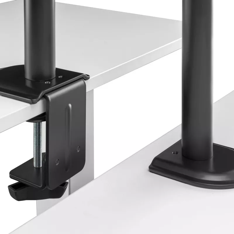 Maclean stolový držiak na 2 monitory, VESA 75x75 a 100x100, 17-32, 2x 9kg, MC-754N