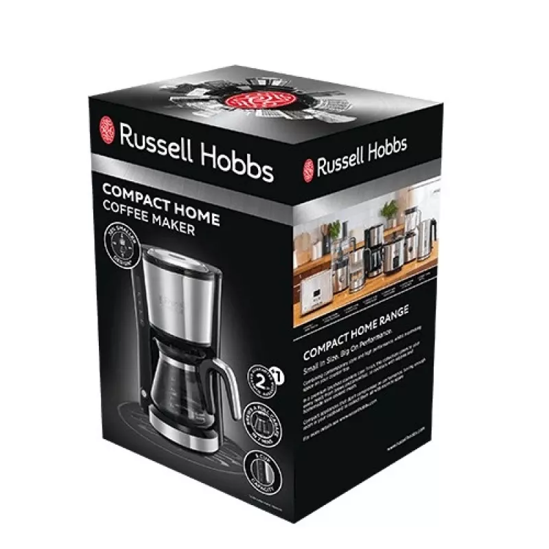 Russell Hobbs Compact Home 24210-56 mini sklenený kávovar