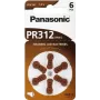 Batérie do načúvacích prístrojov Panasonic PR 312 zinko-vzdušné 170 mAh — balenie 6 ks